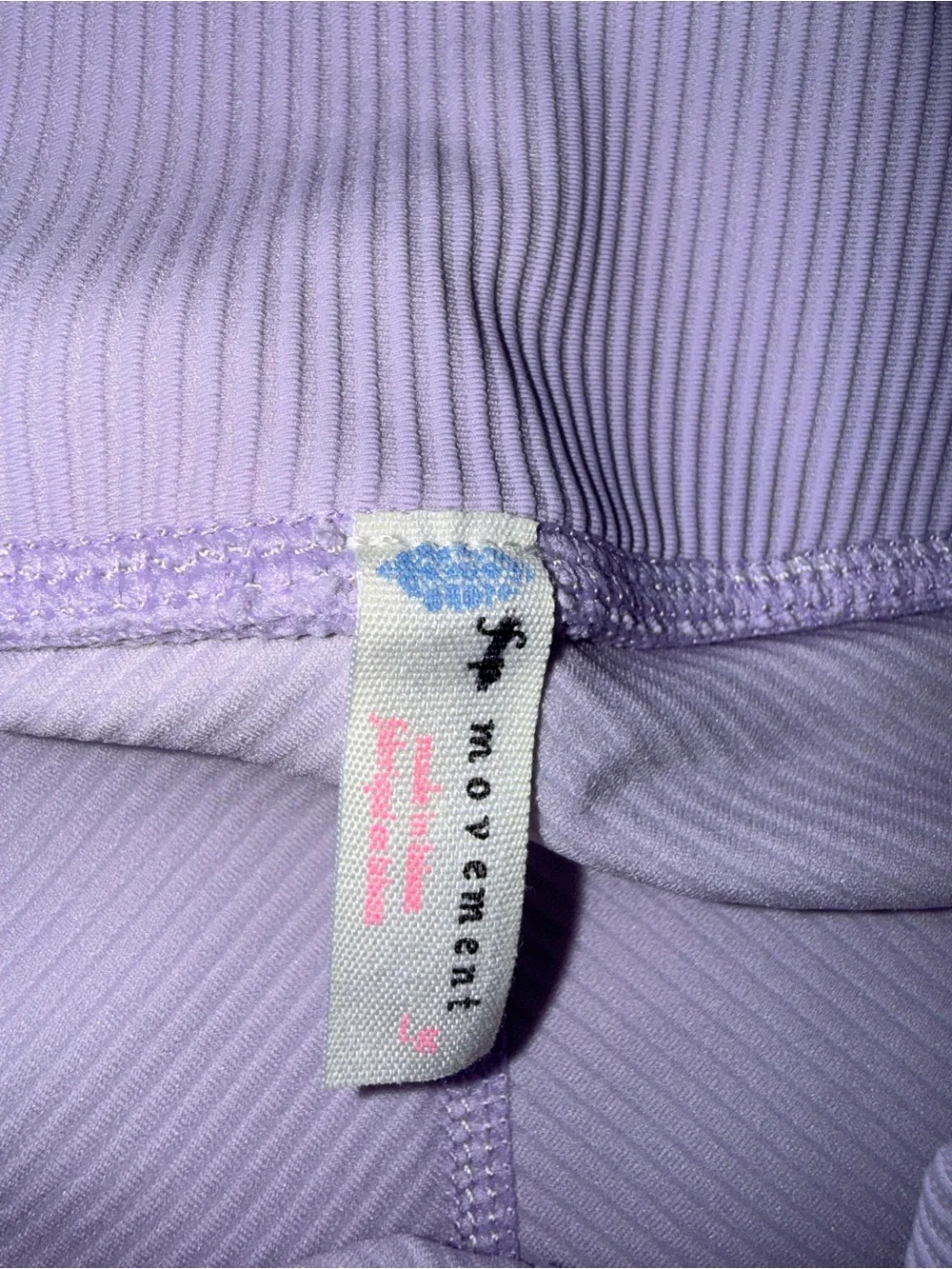 Free People Lilac High-Rise Track Leggings